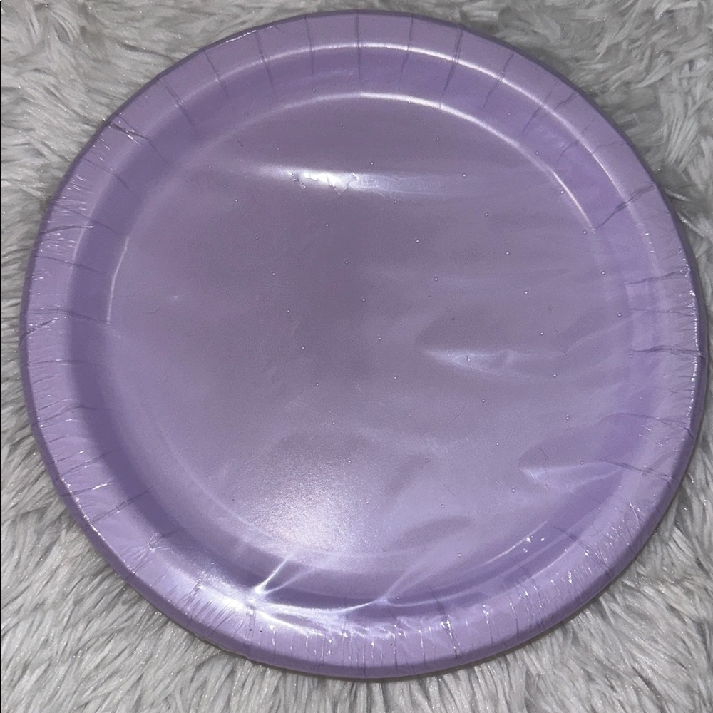 Paper‎ Party Plates (Pack Of 16) / Lavender